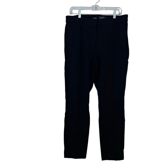 J. Crew Pants - J. Crew Structured Front  Pleat Trouser Dress Pant 16 Tall Black Women’s Plus